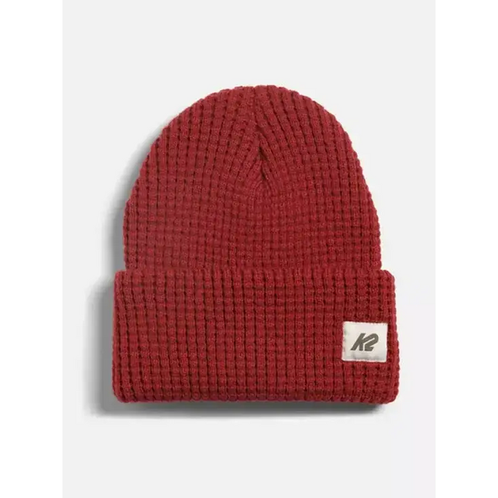 K2 Waffle Beanie MAROON 1SZ 