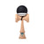 Krom Pop Rubber Kendama - Black 