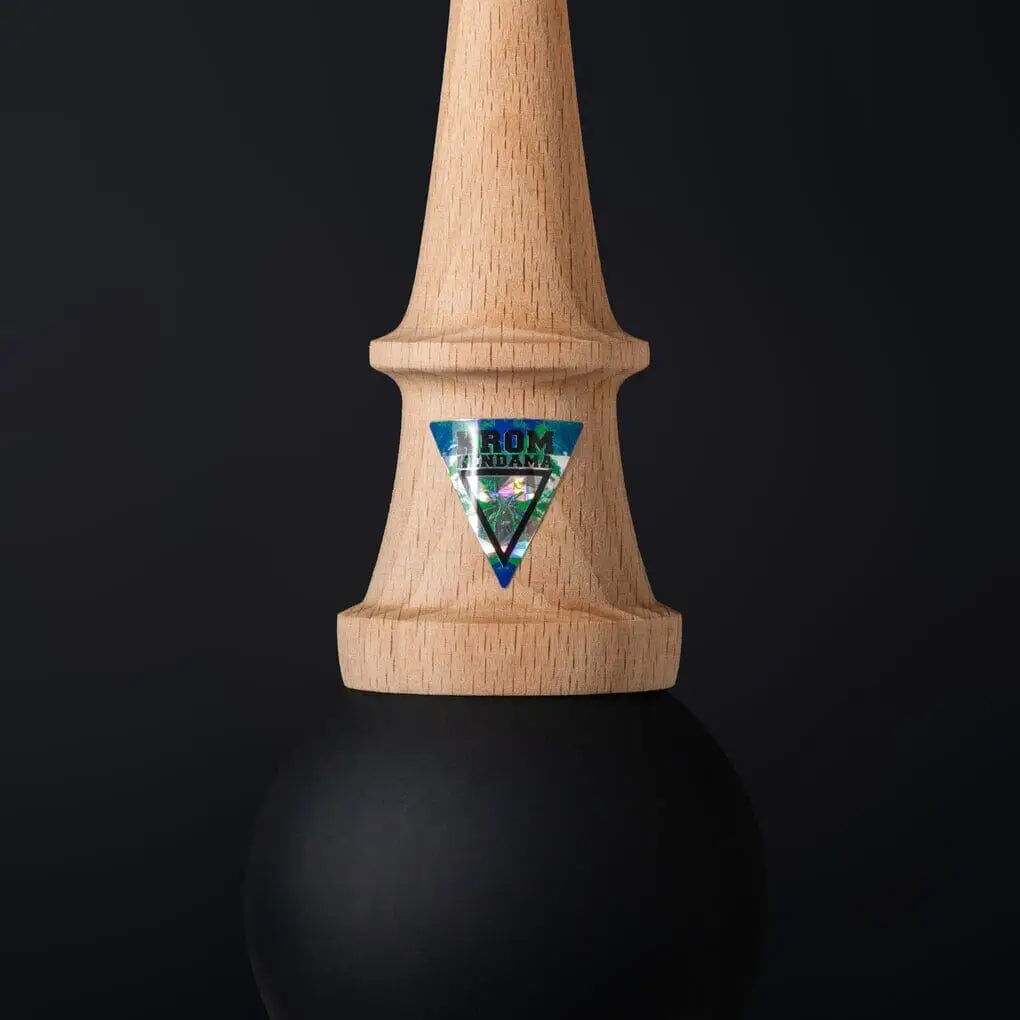 Krom Pop Rubber Kendama - Black 