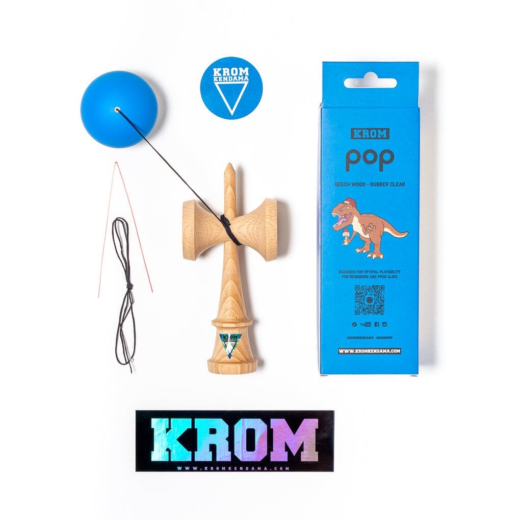 Krom Pop Rubber Kendama - Dark Blue 