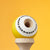 Krom Pop Rubber Kendama - Yellow 