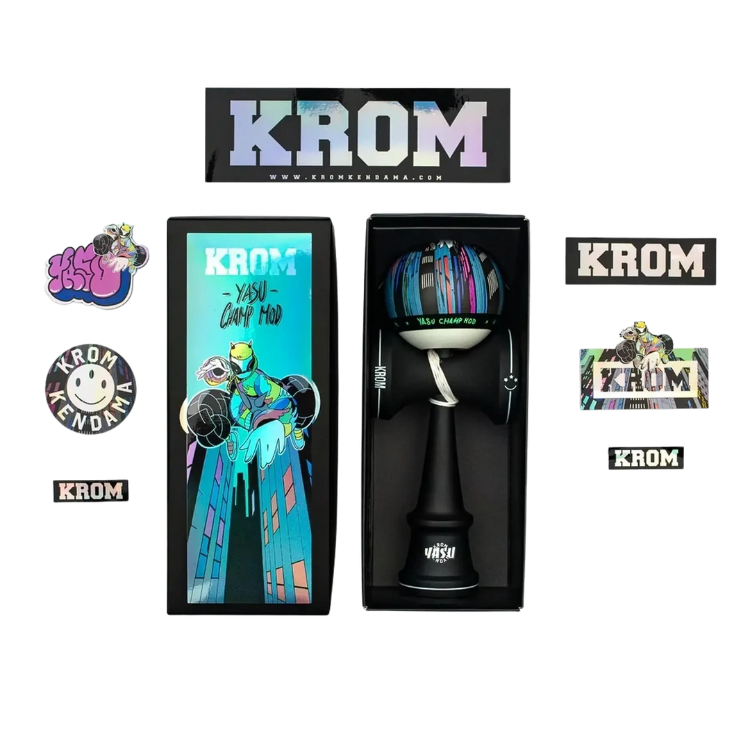 Krom Yasu Champ Model Kendama - Birch 