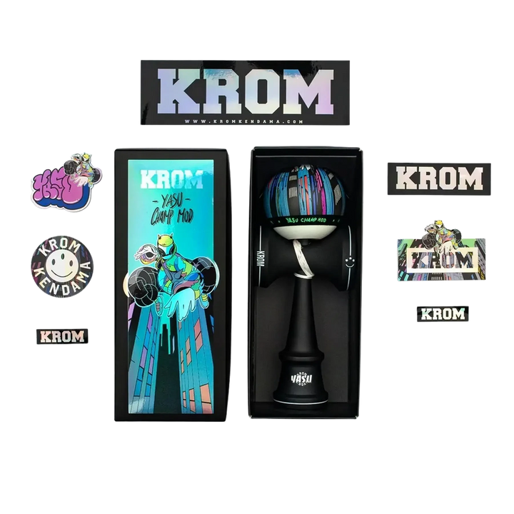 Krom Yasu Champ Model Kendama - Birch 