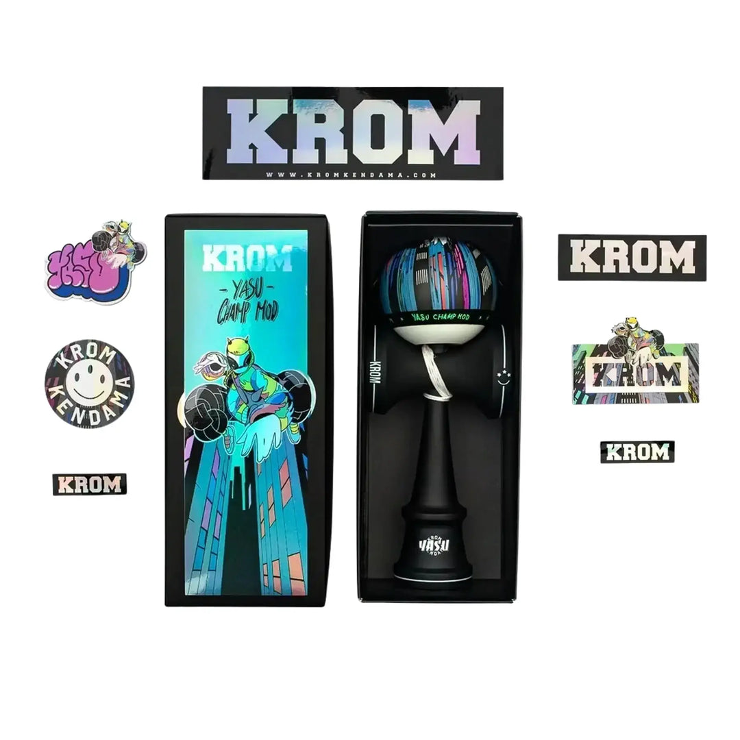 Krom Yasu Champ Model Kendama - Birch 