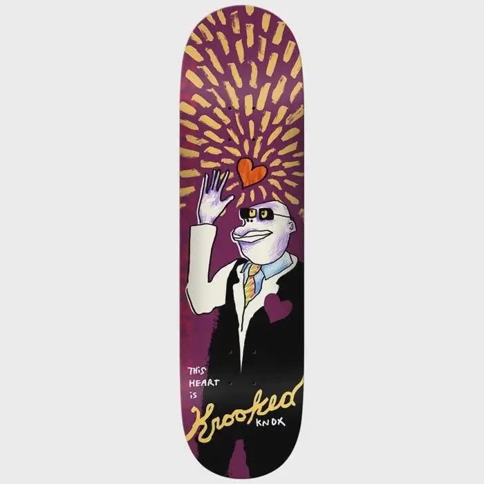 Krooked Knox This Heart Skateboard deck - 8.5’’