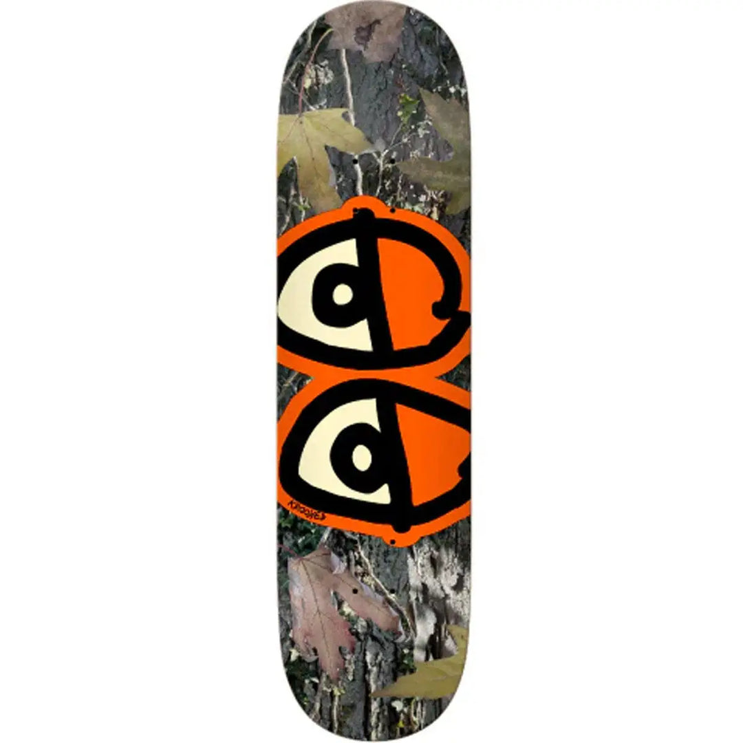 Krooked Team Eyes Camo Skate Deck