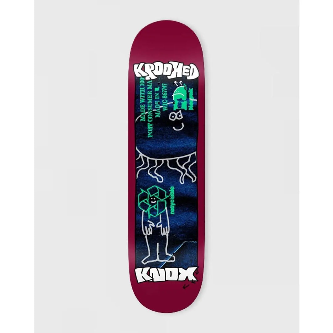 Krooked Tom Knox Recycled Skate Deck 