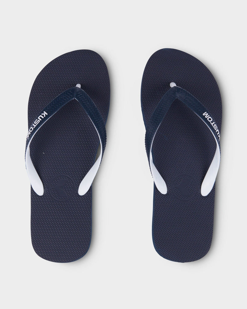 Kustom Blend Base Jandals Navy / White 8 