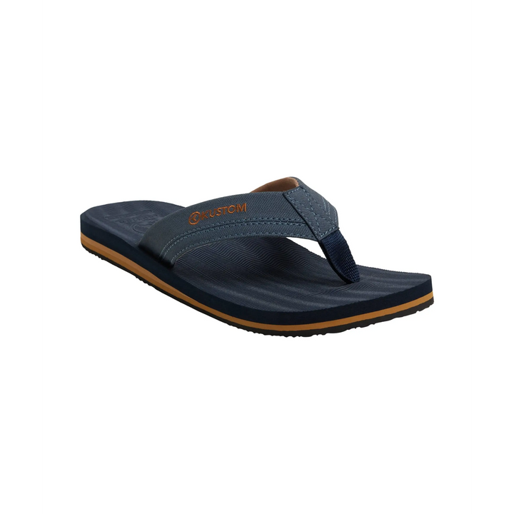 Kustom Burleigh Jandals Navy Heather 12 