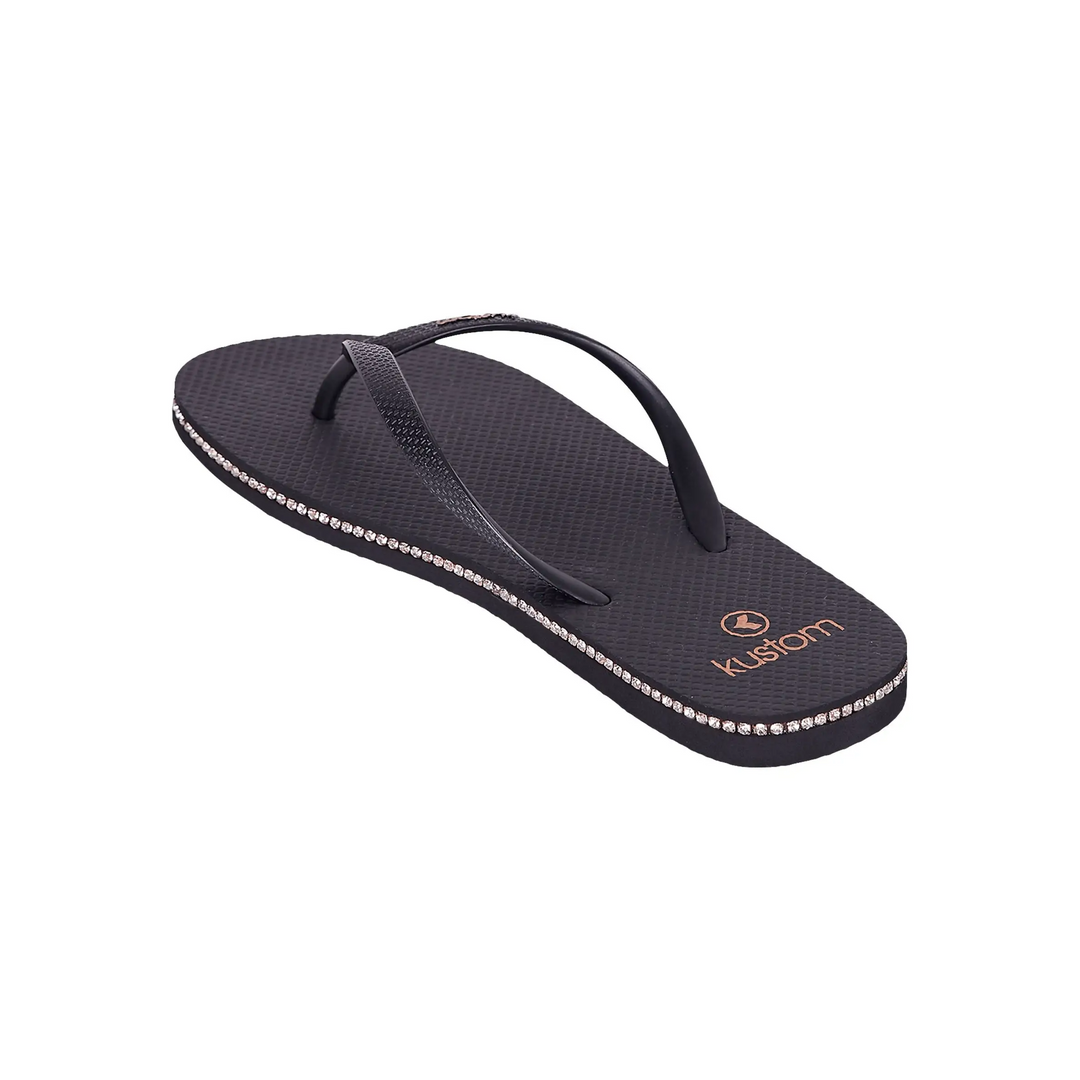 Kustom Classic Diamante Womens Jandals 