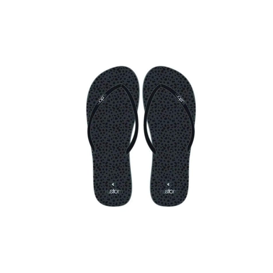 Kustom Classic Leopard Jandals 