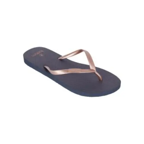 Kustom Classic Jandals Navy / Gold 2FA 6 