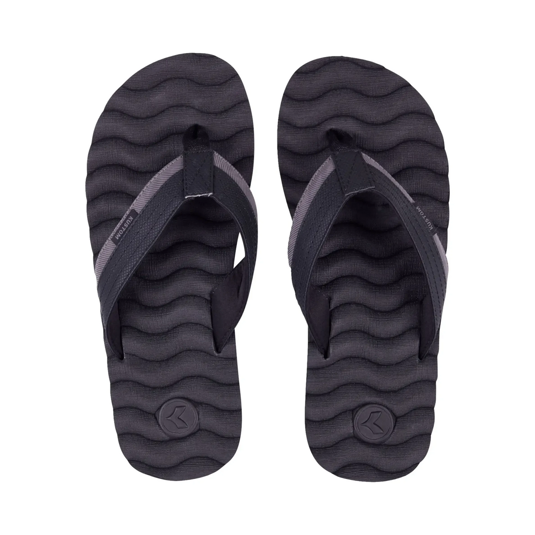 Kustom Hummer III Jandals Black Stripe 9 