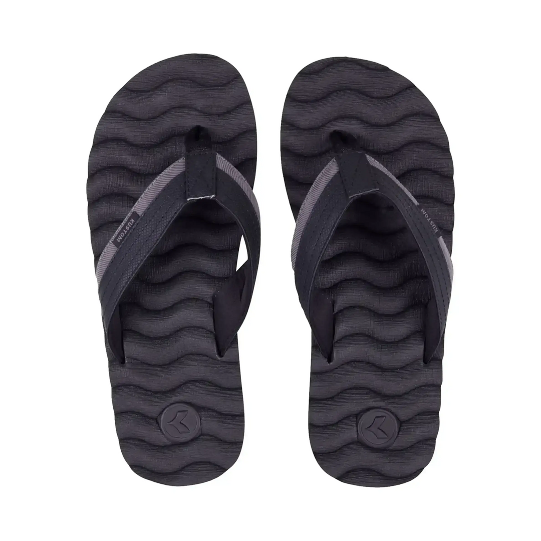 Kustom Hummer III Jandals Black Stripe 9 