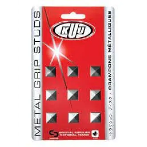 Kuu Metal Grip Pyramid Studs Stomp Pad Silver 