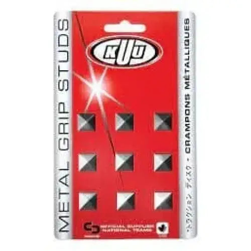 Kuu Metal Grip Pyramid Studs Stomp Pad Silver 