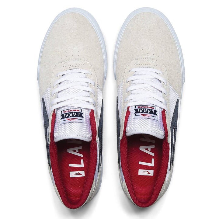 Lakai Manchester White / Navy Suede 