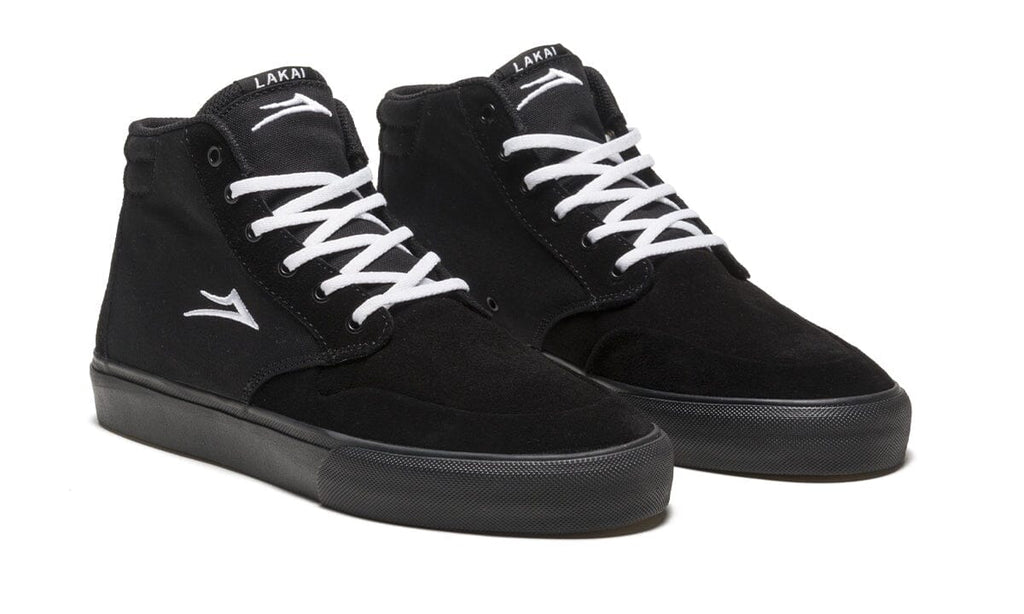 Lakai Riley 3 High - Black / Black Suede 