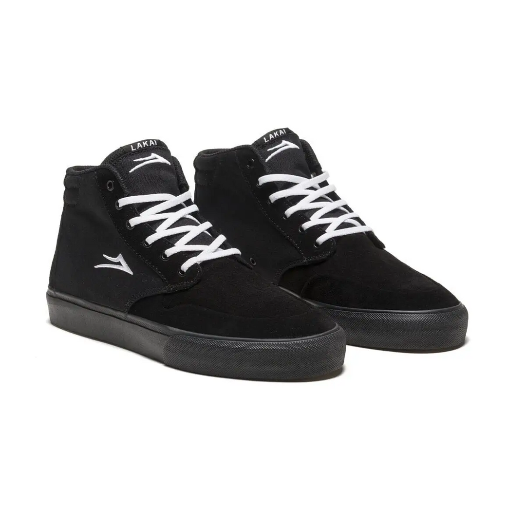 Lakai Riley 3 High - Black / Black Suede 