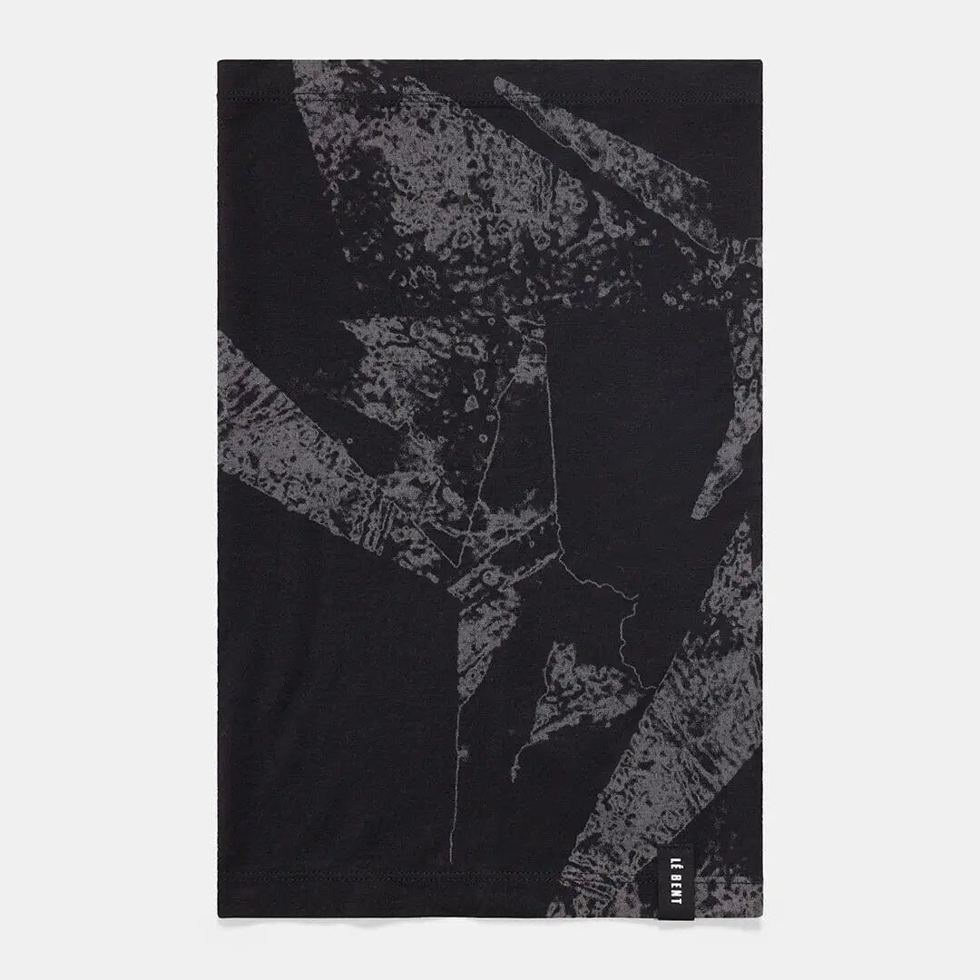 Le Bent Fractal Lightweight Neck Gaiter Black 