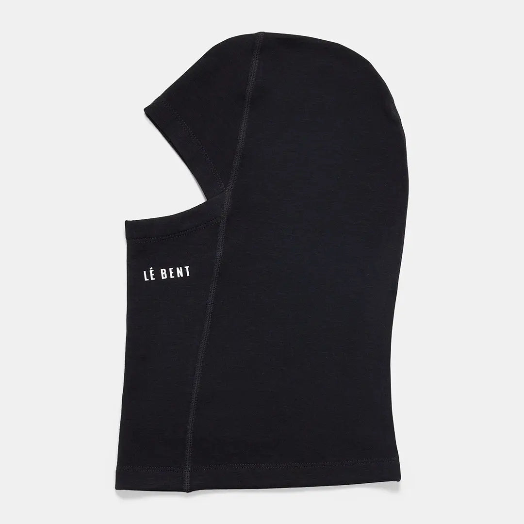 Le Bent Kids Heavyweight Grid Fleece Balaclava - Black Confetti