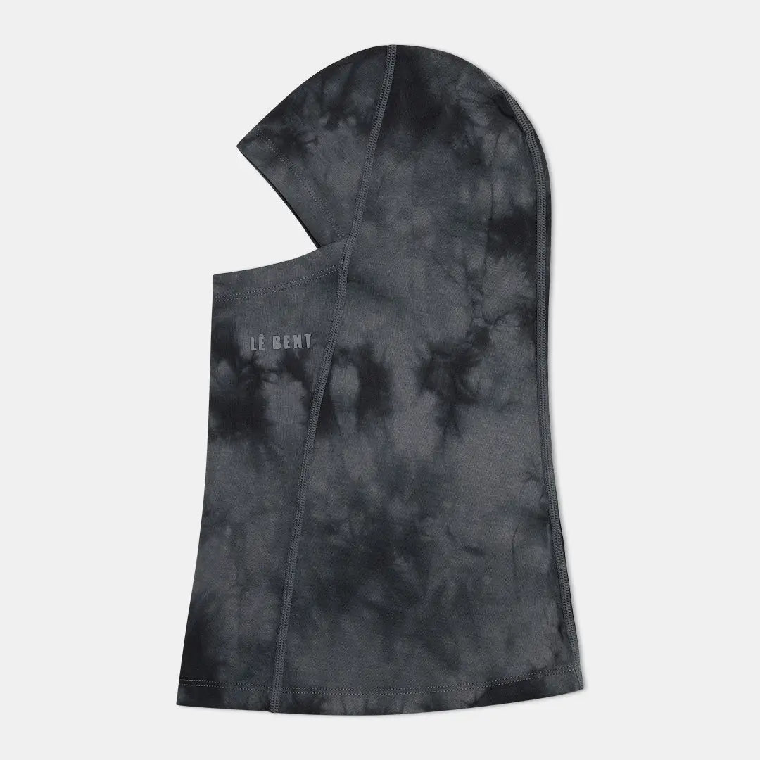 Le Bent Lightweight Balaclava - Charcoal Tie Dye