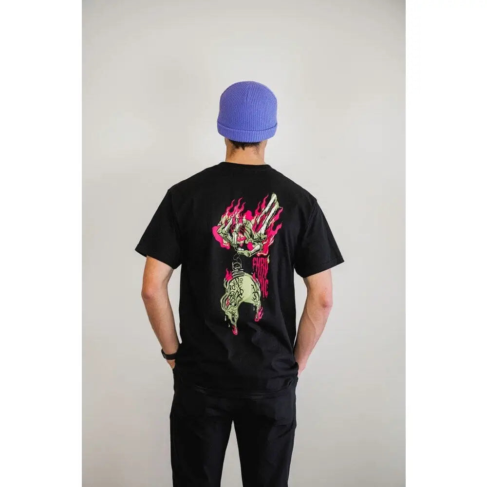 SKI AND DESTROY TEE BLACK XL 