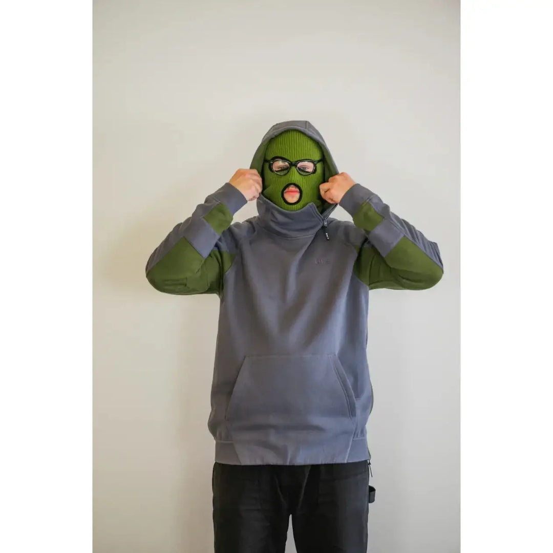 Line SOFTSHELL TECH HOODIE GREEN/OLIVE M 