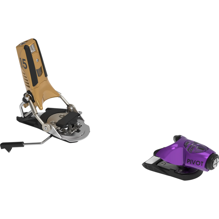 Look Pivot 2.0 15 GW Ski Bindings - Purple Gold / 115mm