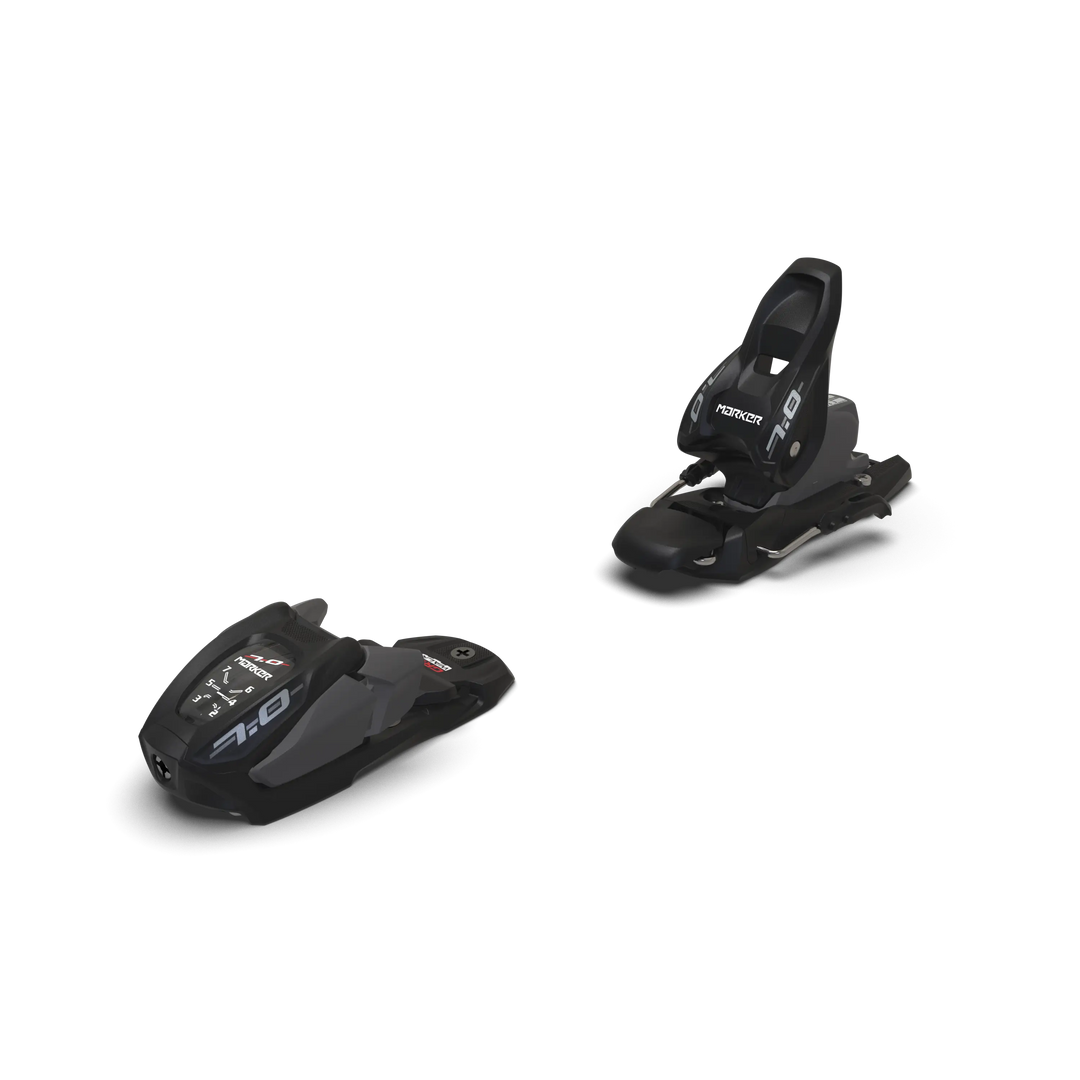 Marker 7.0 Ski Bindings - Black / Anthracite / 70mm