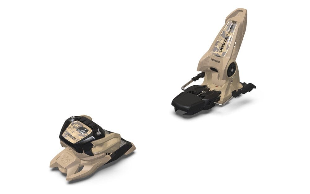 Marker Jester 18 Pro Ski Bindings Tan 110mm 