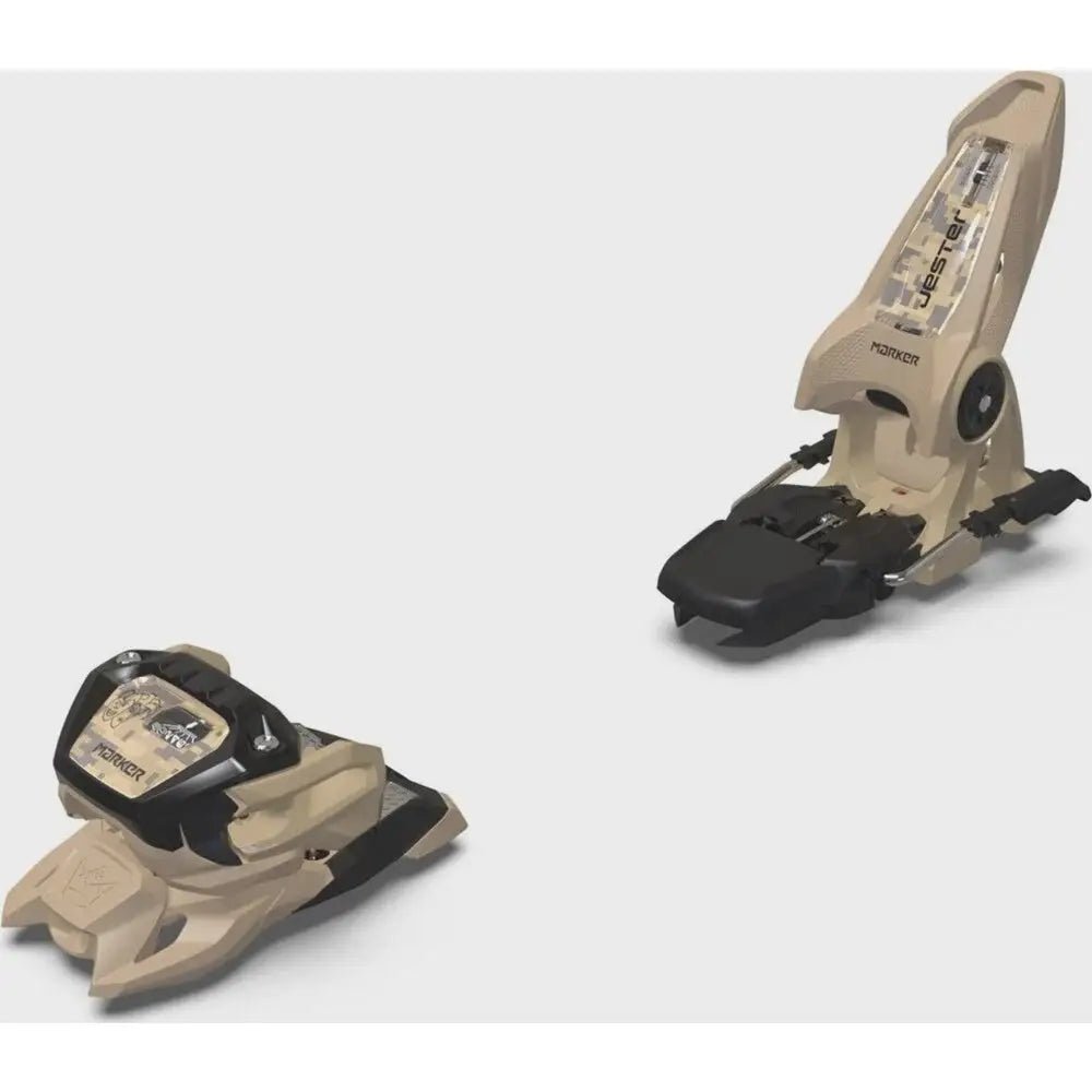 Marker Jester 18 Pro Ski Bindings - Tan / 110mm