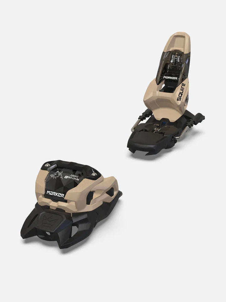 Marker Squire 11 ID Ski Bindings Black-Tan 90mm 