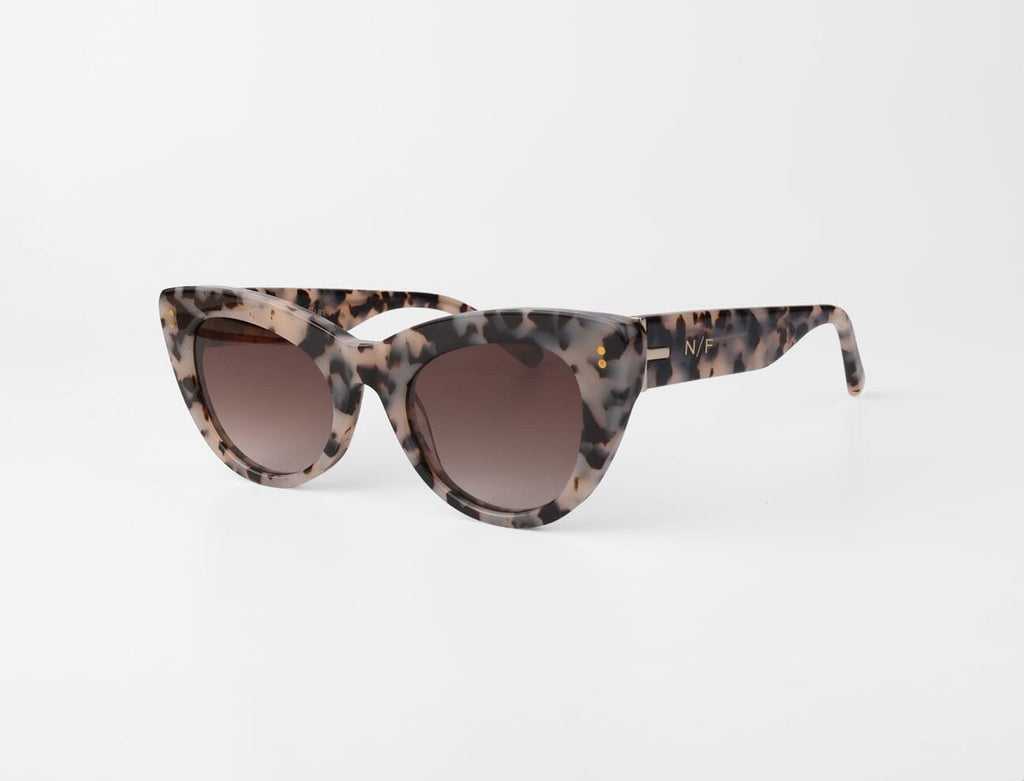 Neufound Altina Sunglasses White Tort 