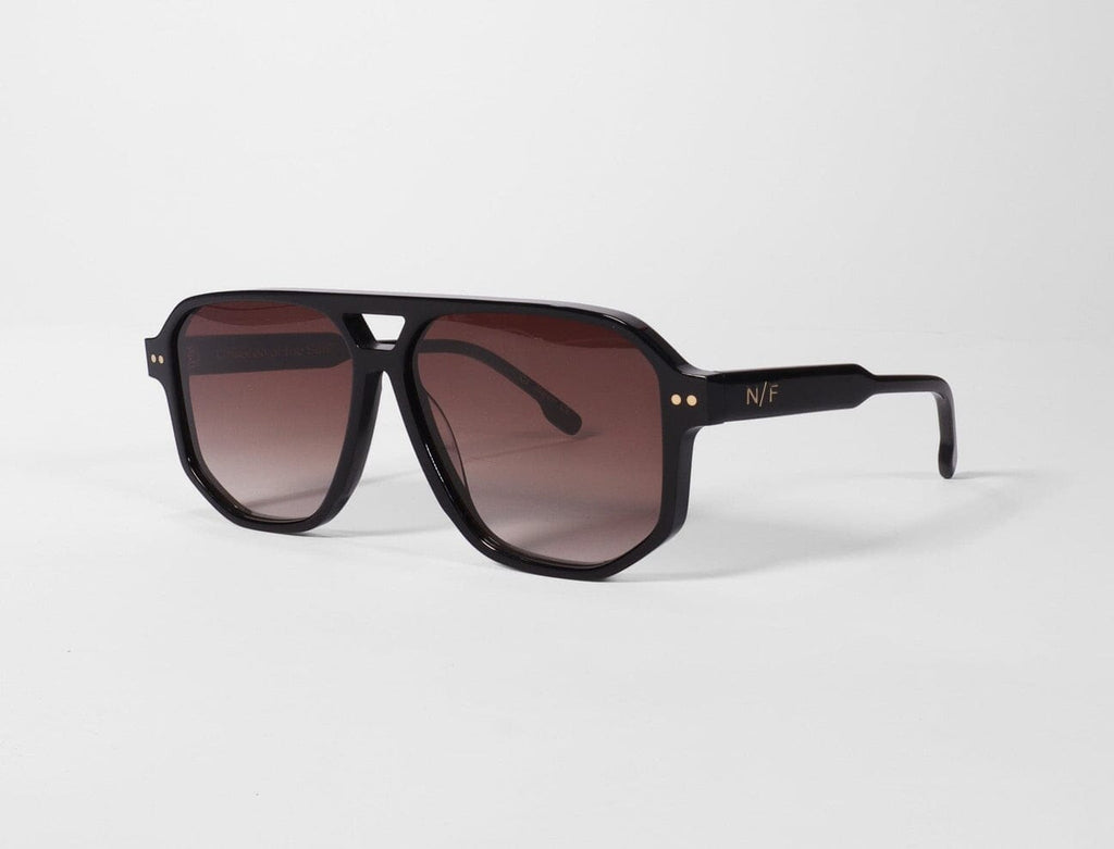 Neufound McQueen Sunglasses Polished Black 