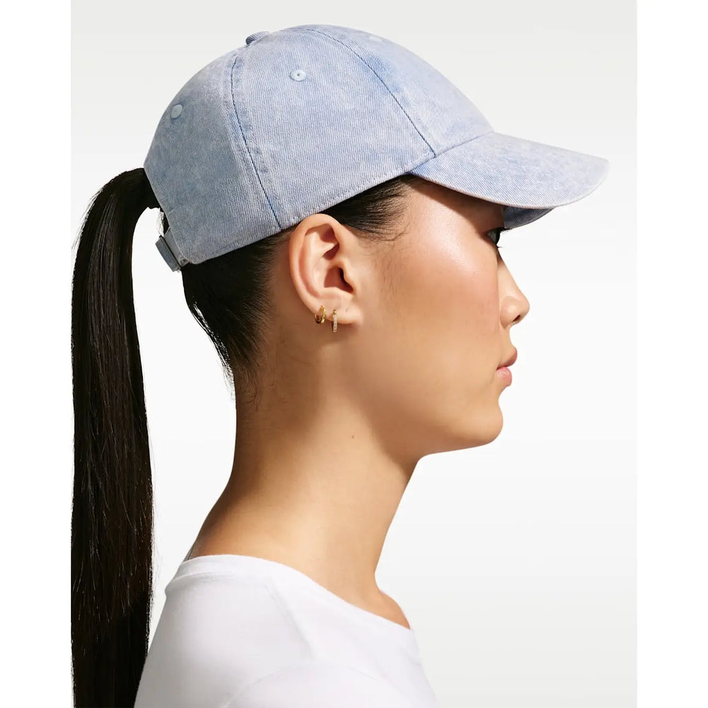 Nike Club Unstructured Denim Cap - Work Blue / White