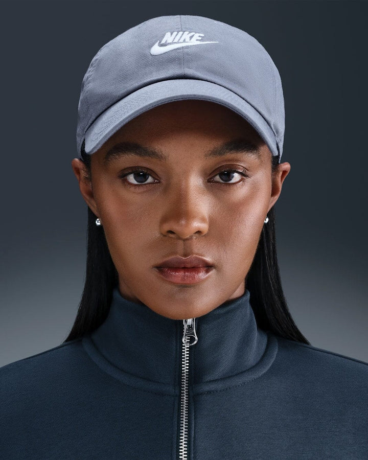 Nike Club Unstructured Futura Wash Cap - World Indigo / White 