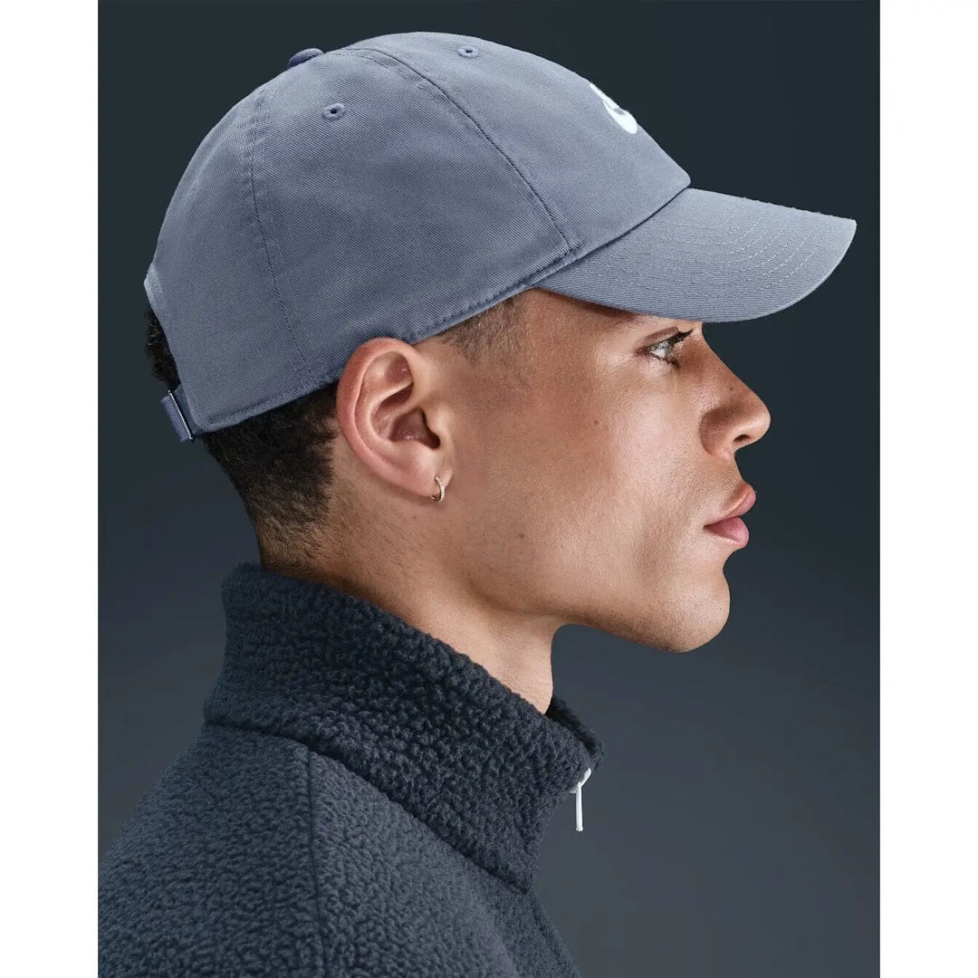 Nike Club Unstructured Futura Wash Cap - World Indigo / White 