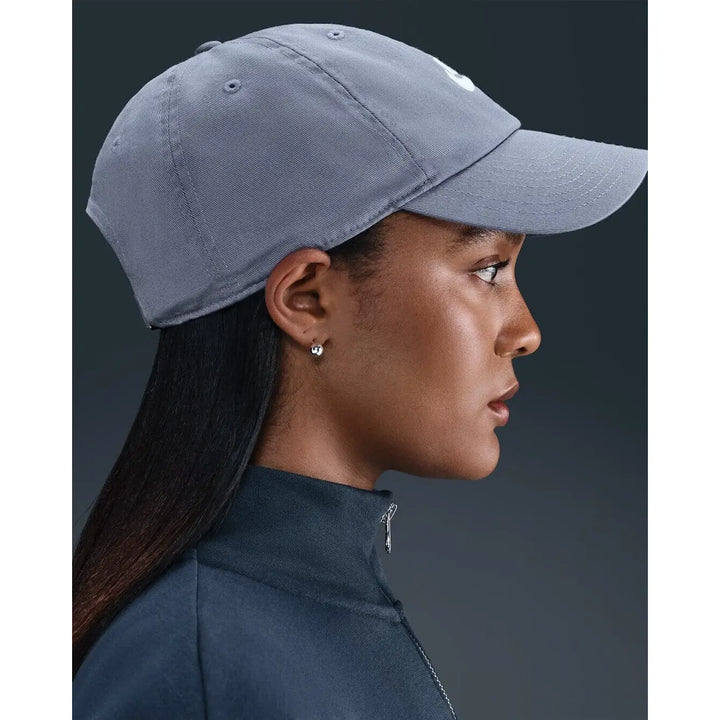 Nike Club Unstructured Futura Wash Cap - World Indigo / White 