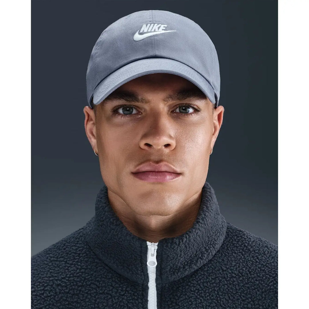 Nike Club Unstructured Futura Wash Cap - World Indigo / White 