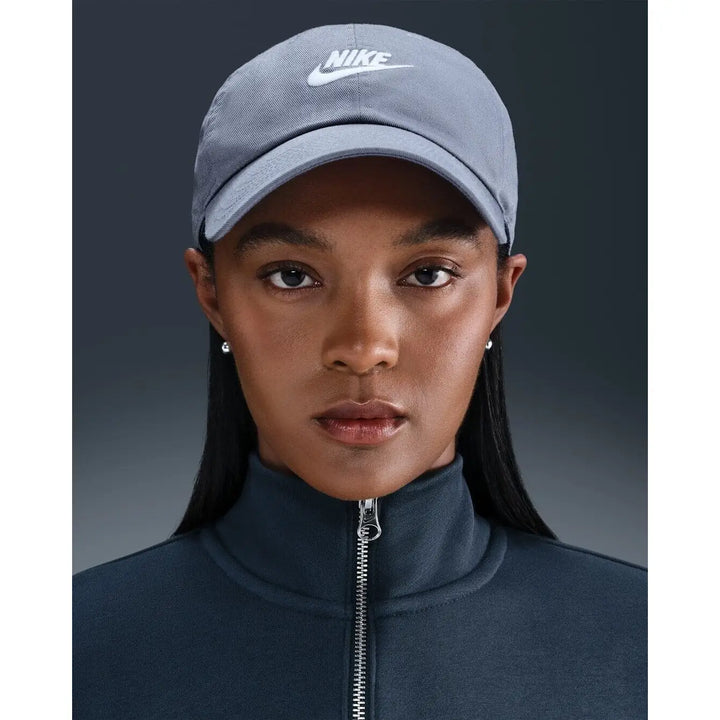 Nike Club Unstructured Futura Wash Cap - World Indigo / White 