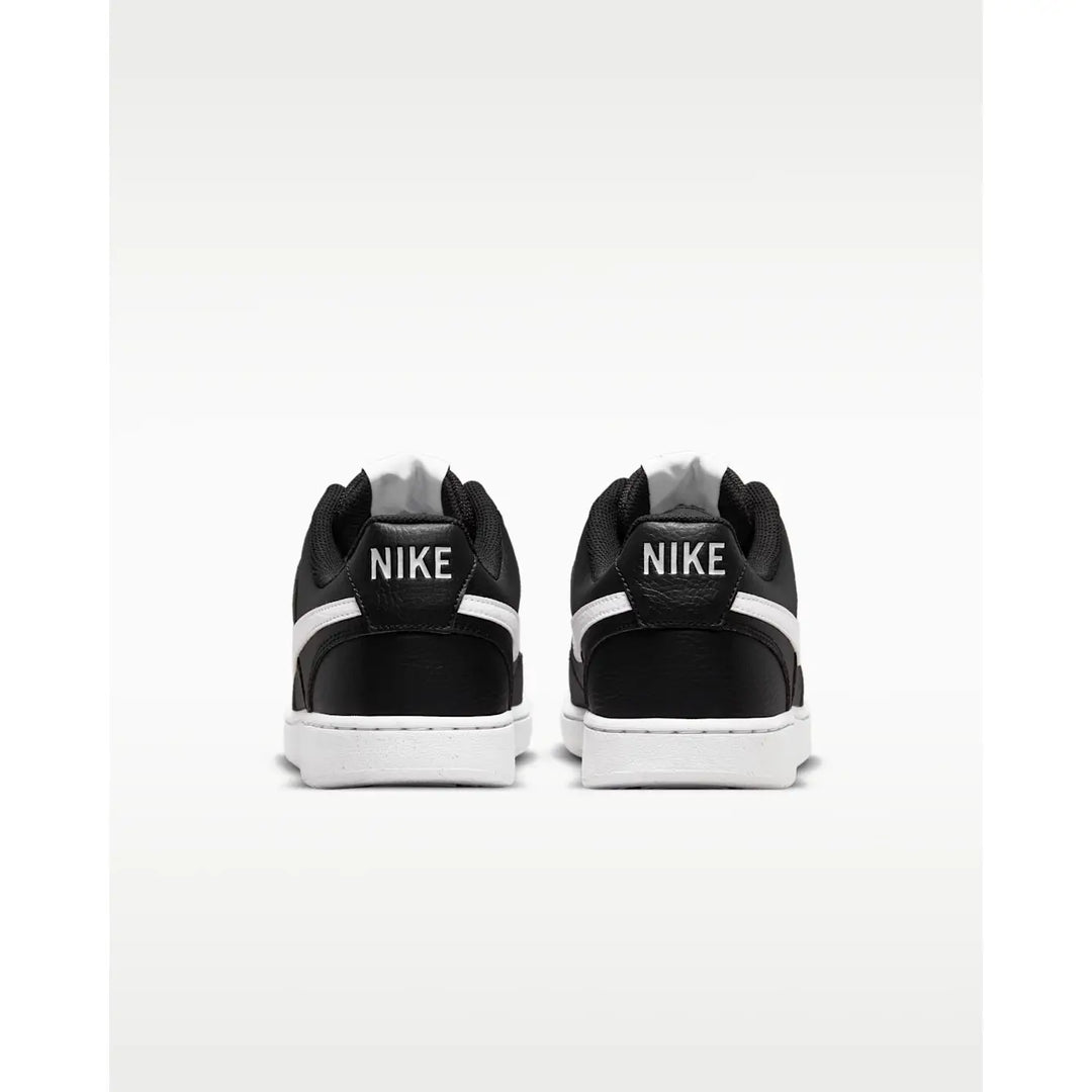 Nike Court Vision Low Next Nature Shoes - Black / Black / White