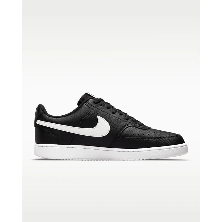 Nike Court Vision Low Next Nature Shoes - Black / Black / White