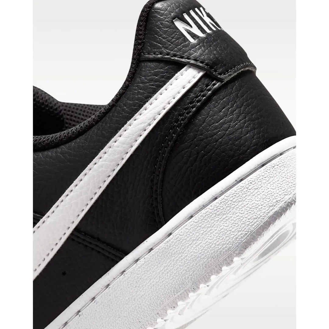 Nike Court Vision Low Next Nature Shoes - Black / Black / White