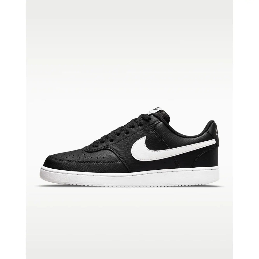 Nike Court Vision Low Next Nature Shoes - Black / Black / White