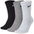 Nike Everyday Cushion Crew 3-Pack Socks Black / White / Grey S 