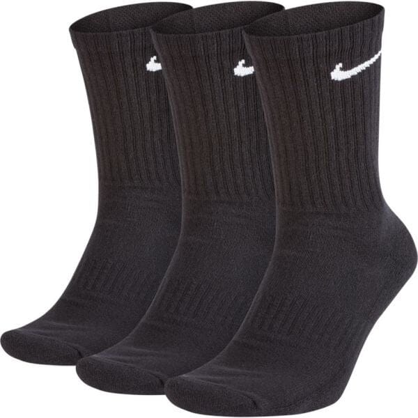 Nike Everyday Cushion Crew 3-Pack Socks Black / White S 