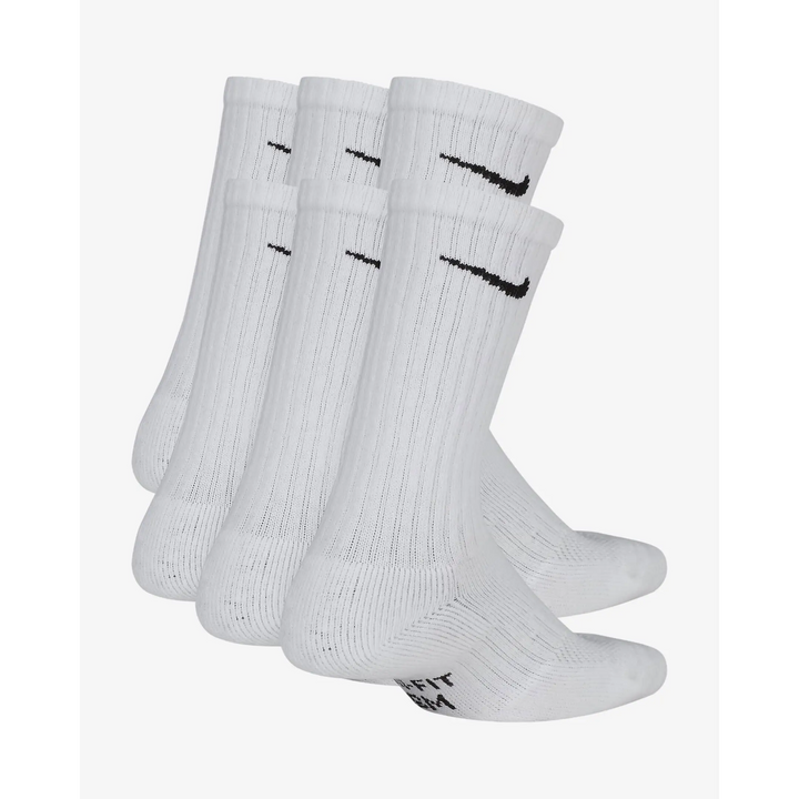 Nike Everyday Cushion Crew Youth 6-Pack Socks 
