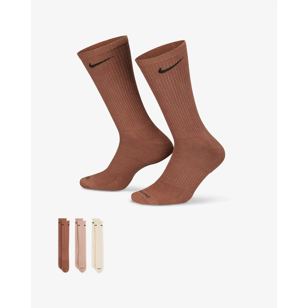 Nike Everyday Plus Cushioned 3 Pack Socks - Multi Colour 