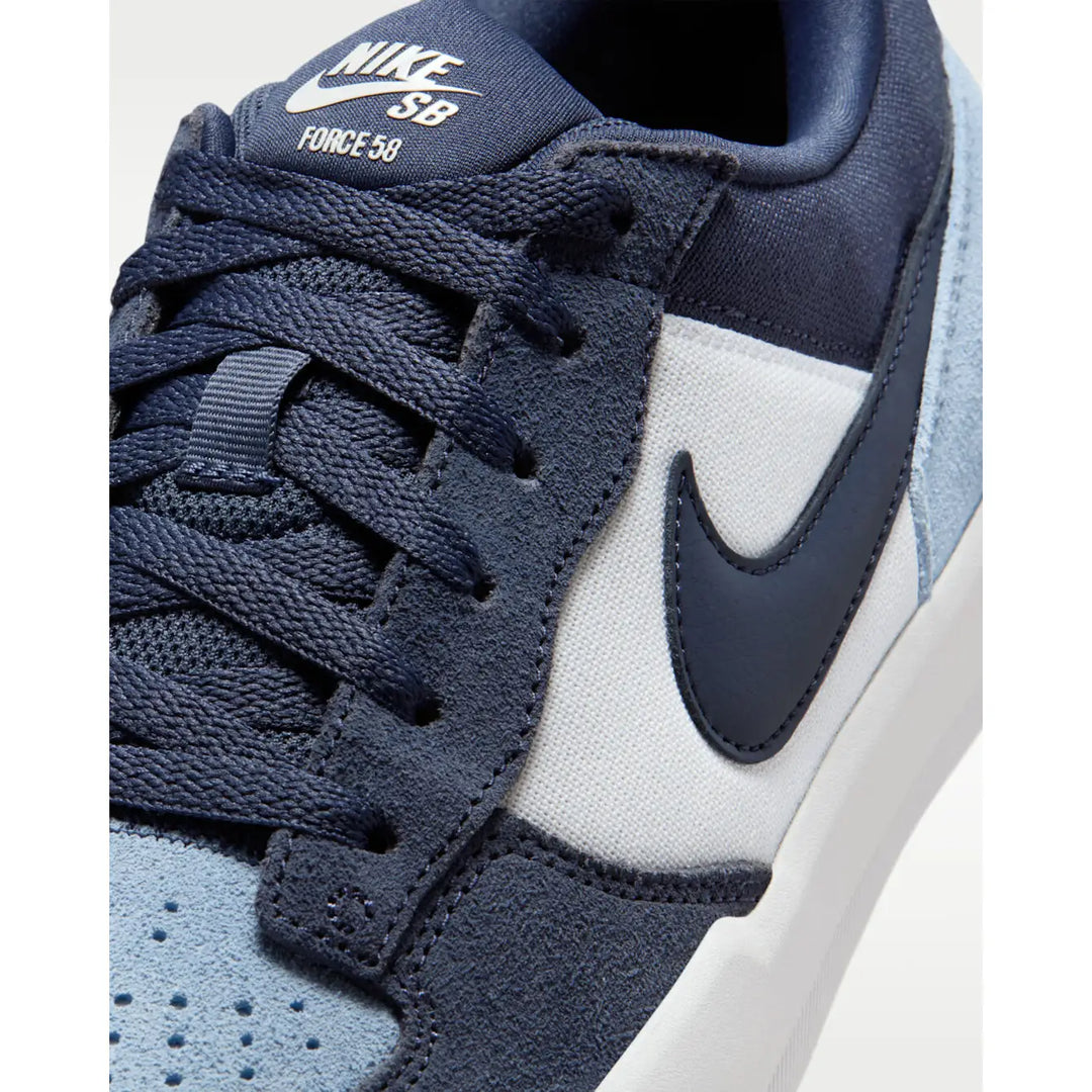 Nike SB Force 58 Shoes - Light Armory Blue / Photon Dust / White / Thunder Blue